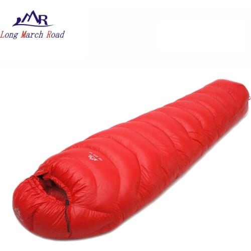 LMR ultralight down sleeping bag adult sleeping bag camping accessories Mummy bag sleep lays waterproof breathable 800g 1000g