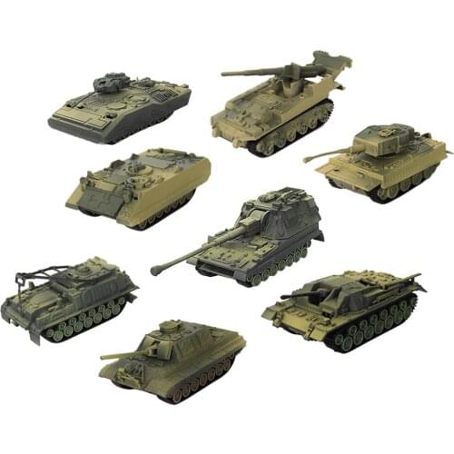 1:72 Heavy Armed Forces Tank Model Hobby diy Self-assembled Troops Vehicle