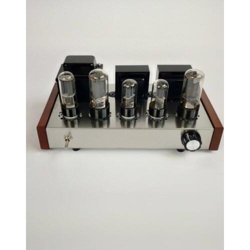 2019 ICAIRN AUDIO Home Audio Tube Amplifier DIY Kits 5Z4P+6H8C+6P3P Stainless Steel Case Output 8W+8W Assembled Version Optional