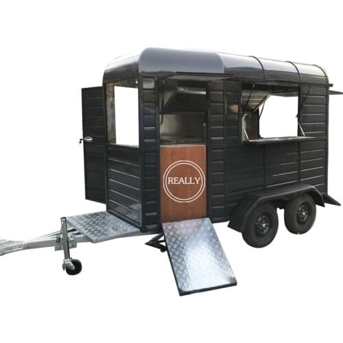 New Sale Food Trailer Camp Car Refrigerator Mobile Fast Coffee Truck COC/CE Europe Most Fashionable Ice Cream Kiosk for Sale