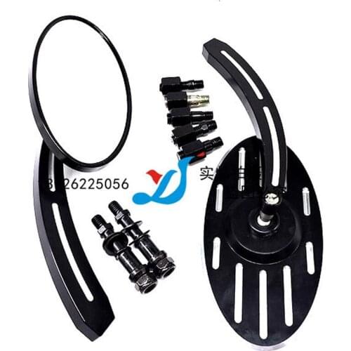 CNC Spherical mirror case for Harley Universal Motorcycle Rearview Mirrors Motorbike Scooter Side Mirrors