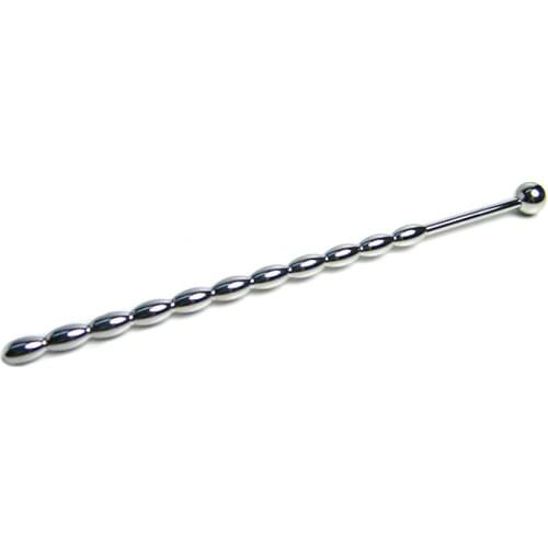 Urethral Plug Sex Products 158*6mm 100% Stainless Steel Male Beads Urethral Sound Penis Insert Sex Toys Wholesale and Retail