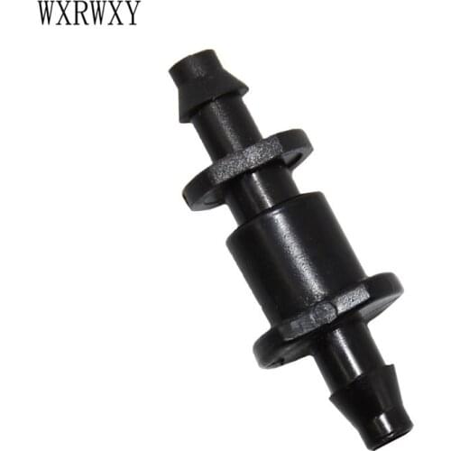 Wxrwxy Garden hose 1/4" irrigation connector 1/4" straight barb drip irrigation 4/7 2 way joint 4/7 hose adapter 200pcs