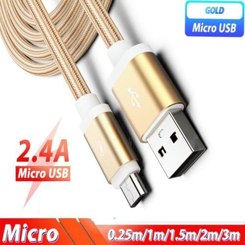 1.5m 2m 3m Micro USB Charge Cable Microusb Long Cable Android Charger cord for xiaomi redmi note 6 5 pro Samsung J5 J7 2017 A10