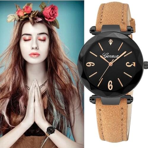 Geneva Watch Women Watches Ladies 2019 Brand Luxury Famous Female Clock Quartz Watch Wrist Relogio Feminino Montre Femme Saat