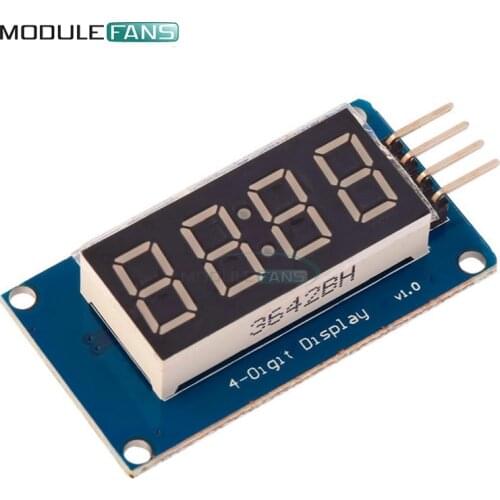 10pcs TM1637 LED Display Module For arduino 7 Segment 4 Bits 0.36Inch Clock RED Anode Digital Tube Four Serial Driver Board Pack