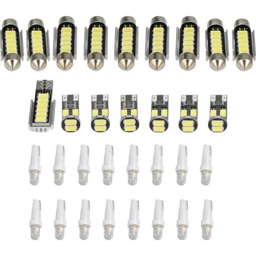 6/25/32pcs Perfect White Canbus LED Interior Lamp Indoor Map Dome Light Bulb Kit for VW T5 2003-2015