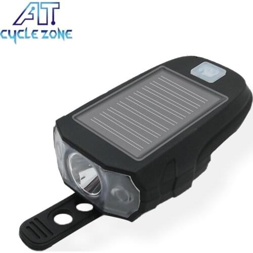 600 Lumen Bike Light 3 Mode CREE Bicycle Solar Power Lantern USB Rechargeable Light Front MTB Headlight Cycling Lamp Accessories