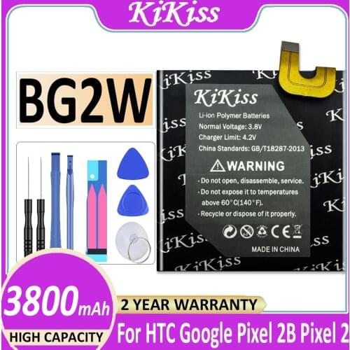 Free tool 3800mAh Phone Battery BG2W For HTC Google Pixel 2B Pixel 2 Muski +Tracking Number