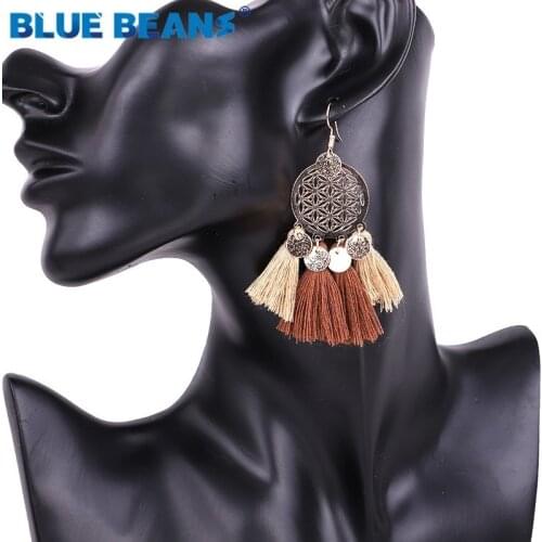 Dangle Earrings BLUE BEANS China