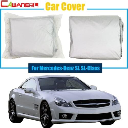 Cawanerl Car Cover Anti UV Sun Shade For Mercedes-Benz SL SL-Class Rain Snow Sun Resistant Cover Car-Cover Dustproof