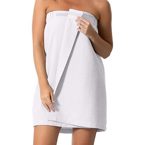 Home Textile Multi-functional Towel Women’s Waffle-Spa Body Wrap With Adjustable Closure Lady Fast Drying Beach Towel полотенце