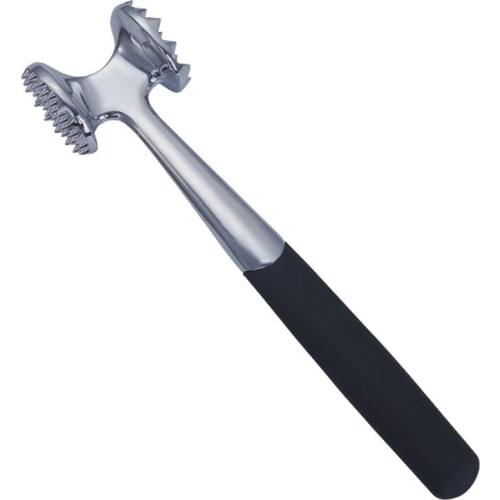 Double Side Kitchen Meat Hammer Pork Chopper Pounders Anti-Slip Zinc Alloy Labor-Saving Meat Loose Tender