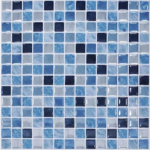 EasyTiles 3D Mosaic Effect,Perfect Backsplash For Interior Decoration,Peel And Stick Waterproof Wall Tile, Easy To Cut