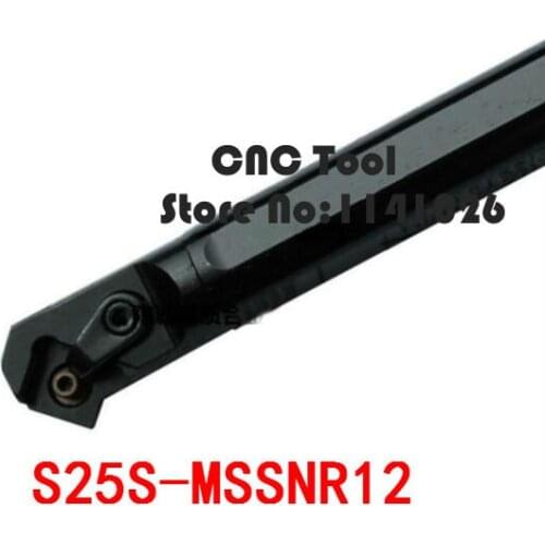 S25S-MSSNR12 25mm 45degree Lathe Cutting Tools CNC Turning Tool Machine Tools Internal Metal Lathe Tool Boring Bar MSKNR/L