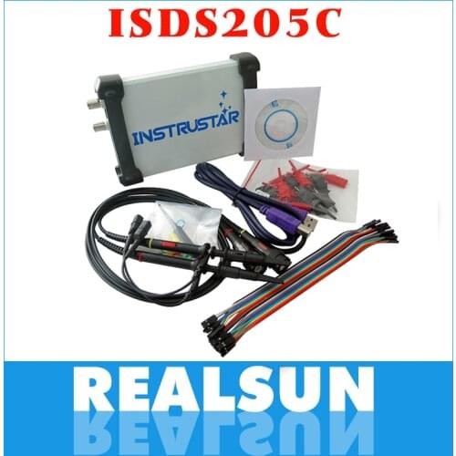 ISDS205C Upgrade version MDSO-LA PC USB Analog Virtual oscilloscope 16 Channel Logic Analyzer Bandwidth 20M Circuit analysis FS