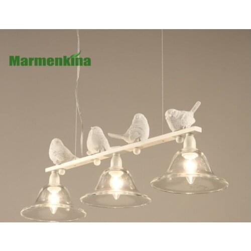 Creative personality warm rustic chandeliers birds lamp, E14, Material Iron, AC110V 220V