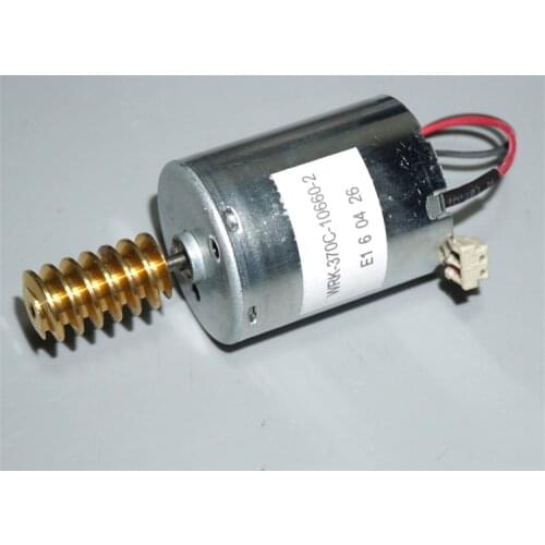 Mini 370-10660 Carbon Brush Motor DC 12-24V 5300rpm Micro Current Low Speed Silent Wear-resistant Long Life 370 Motor with Worm