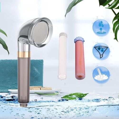 Hand-held Filtered Rain Shower Head Pressurized Water-saving Rain Shower Head Bathroom Accessories Bath Accessories