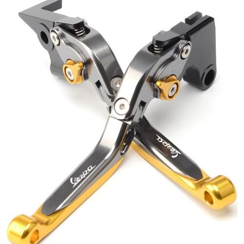 For VESPA GTS300 GTS250 GTS 250 300 2013 - 2020 Motorcycle Accessories CNC Adjustable Extendable Foldable Brake Clutch Levers