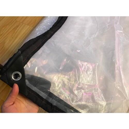 Thin 3mX3m 60% transparent outdoor cover, waterproof tarp, transluce rain tarpaulin.greenhouse Plastic material