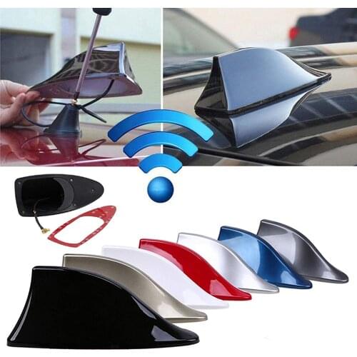 Universal Car Radio Shark Fin Car Shark Antenna Radio FM Signal Design For All Cars Aerials Antenna For BMW