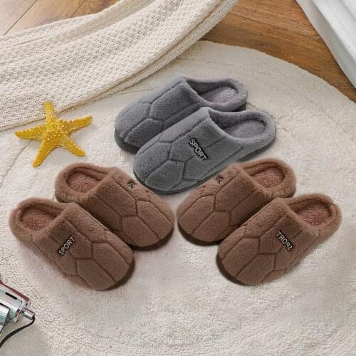 Womens Slippers For Womens Men Warm Shoes Soft Plush House Slippers Flip Flop High Quality Comfy Simple Slipper Free Shipping