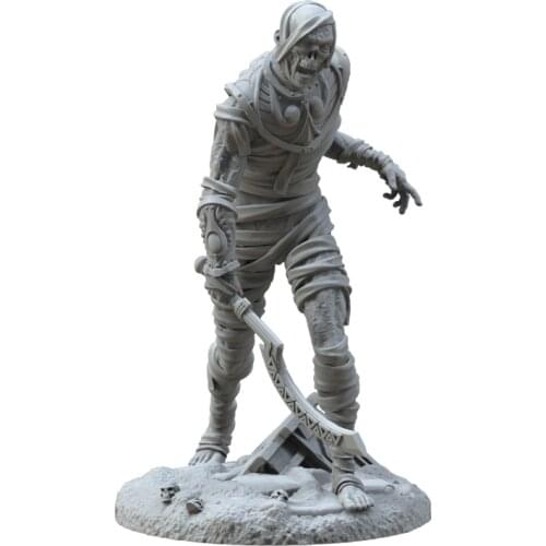 1/ 35 56mm Resin Model Mummy Warrior Figure Unpainted RW-049