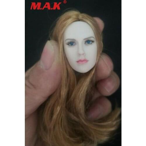 1/6 Blue Eyes Girl Head Sculpt Carved Fit 12" Female TBLeague Figure Body