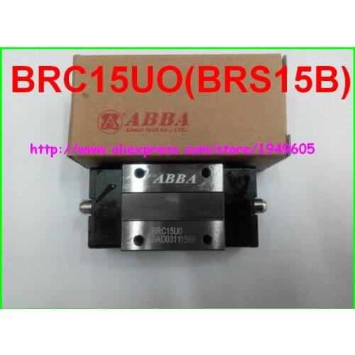 1pc of Original Taiwan ABBA Linear bearings BRS15B, slider block BRC15U0, Square slider blocks
