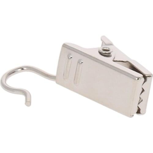 10/16/20/24/30/50Pcs Curtain Clips Electroplating Electrophoresis Iron Curtain Clips Hook 32*9.2*12/30*9.6*14/38*11*15mm