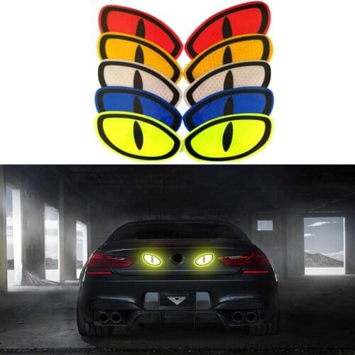 10-50pairs Reflective Safety Warning Tape Car Sticker Car Reflective Sticker Car Sticker Reflective Strips Auto Truck Motorcycle