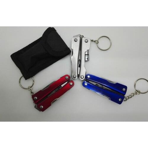 2017 Mini multi-functional combination of gifts Outdoor portable pliers cutter universal keychains pocket tool clamp