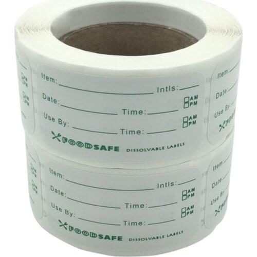 250pcs/roll Kitchen Food Storage Labels Refrigerator Freezer Adhesive Sticker Q39B