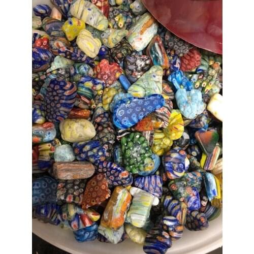 500grams，Colorful crystal gravel irregular particles, aquarium garden decoration, household supplies