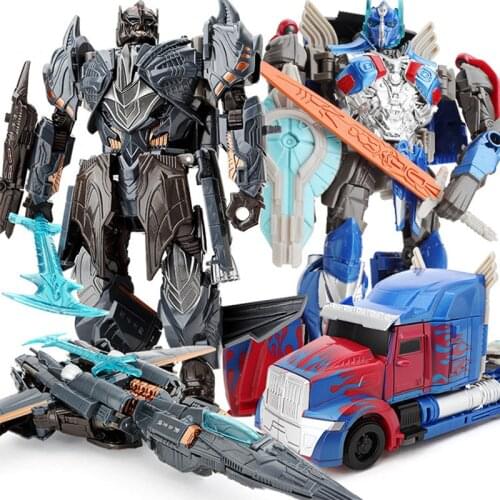 JINJIANG NEW 19cm Transformation Movie Toys Anime Action Figure Robot Car Deformation Classic Tank Aircraft Model Kids Boy Toys