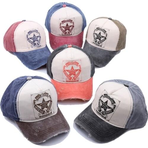 Cotton Star Print Casquette Baseball Cap Adjustable Snapback Hats for Men and Women 72