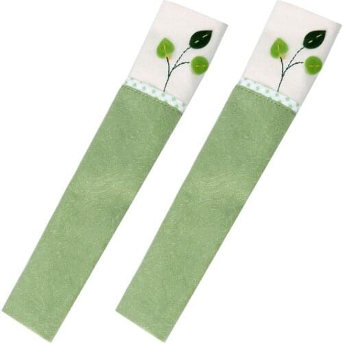 Quality 1 Pair Cotton Door Handle Covers Refrigerator Doorknob Cover Practical Double-Door Fridge Gloves Protector Home Kitche