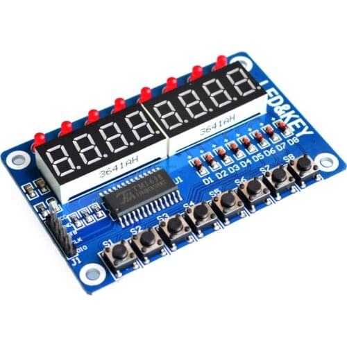 Key Display For AVR New 8-Bit Digital LED Tube 8-Bit TM1638 Module