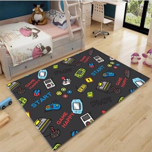 Gamepad Carpet Carpets Soft Flannel 3D Printed Rugs Mat Rugs Anti-slip Large Rug Carpet Home Decoration Style-5