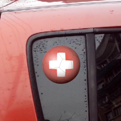 National Flag Ball Creative Decal Waterproof Reflective Automobile Motorcycle Helmet Modification Sticker