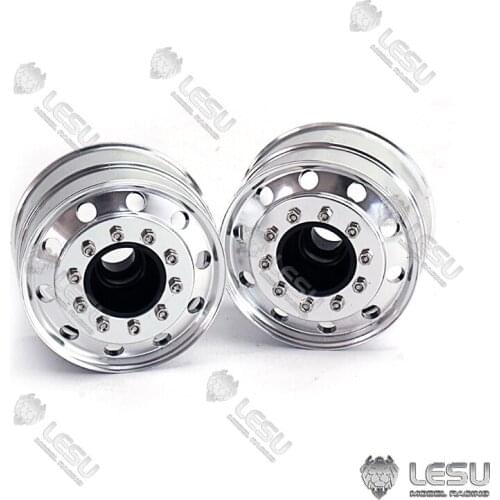 LESU Metal Non-powered Axle Wide Front Wheel Hub for 1/16 RC Tractor Truck TH16692-SMT3