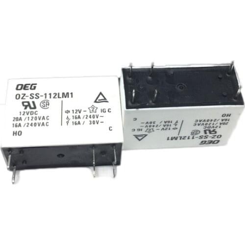 HOT NEW OZ-SS-112LM1 OZ SS 112LM1 OZSS112LM1 12V relay High power relay 12VDC DC12V 12V 16A 10PIN