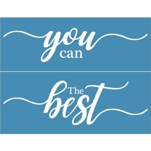 The Best Self-Adhesive Silk Screen Printing Stencil Reusable Sign Painting Wood