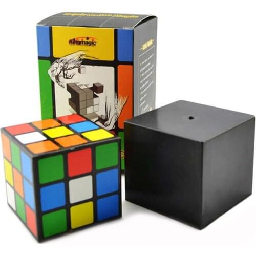 High Quality Triple Cube Magic Instant restore Magic Props Stage Magic Cube Illusion Amazing Toys Tricks