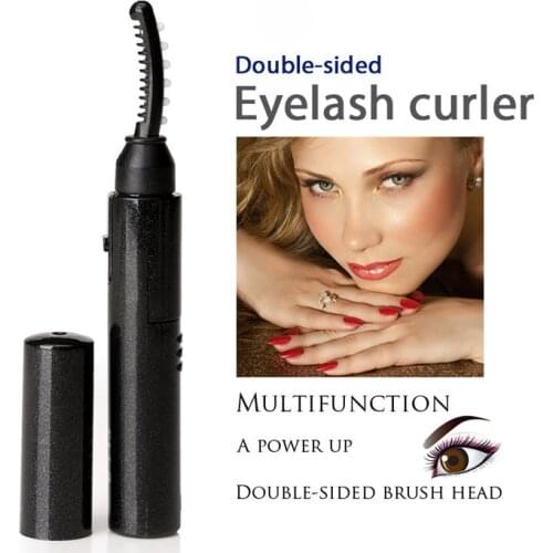 Mini Electric Heated Eyelash Pen Ironing Eye Lashes Curler Clip False Eyelashes Long Lasting Makeup Tool Gift
