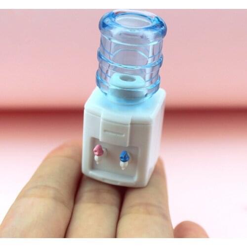 1:6/1:12 Scale Drinking Fountain Miniature Furniture Doll House Mini Home Decoration Model Toys Kitchen Living Room Accessories