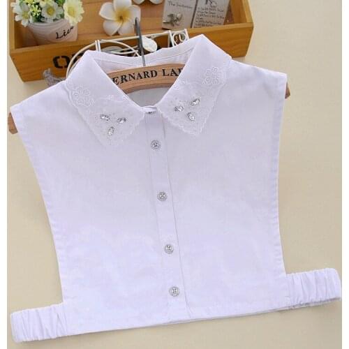 Fashion Detachable Collar Fake Collar for Women White Half Shirt Blouses Tops Female Removable Flase Collar Nep Kraagie