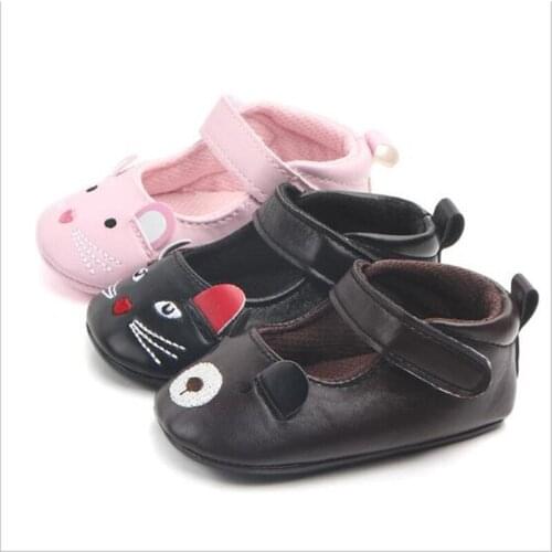 Lovely Cartoon Baby Shoes Antislip Infants First Walkers Girls Pricess Shoes