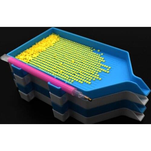 New 5D DIY Diamond Painting Tool Diamond Embroidery Accessories Large Capacity Big Drill Plate Plastic Tray Mosaic accessories